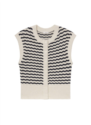 A.L.C. - Margo Striped Knit Top