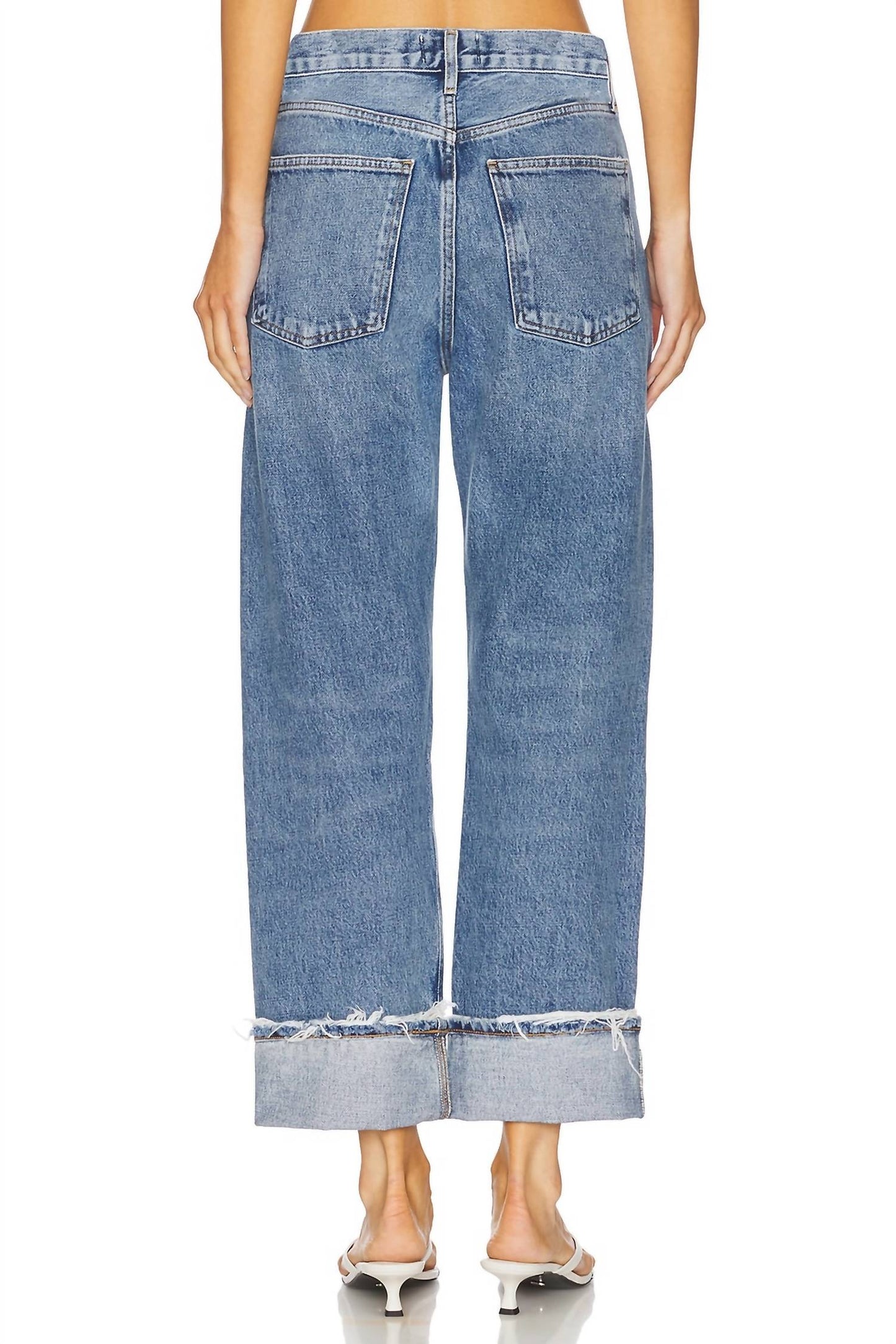 Agolde - Fran Low Slung Easy Straight Jeans