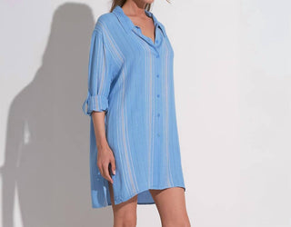 Elan - Boyfriend Shirt Dress