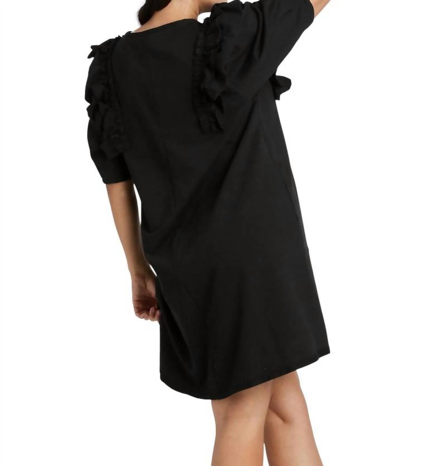 Umgee - Classic Sass Ruffle Dress - Plus Size