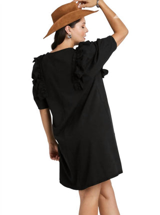 Umgee - Classic Sass Ruffle Dress - Plus Size