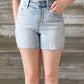 Judy Blue - High Waist Shorts With Destroy At Back
