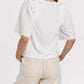 Another Love - Janita White Top W/ Smocking