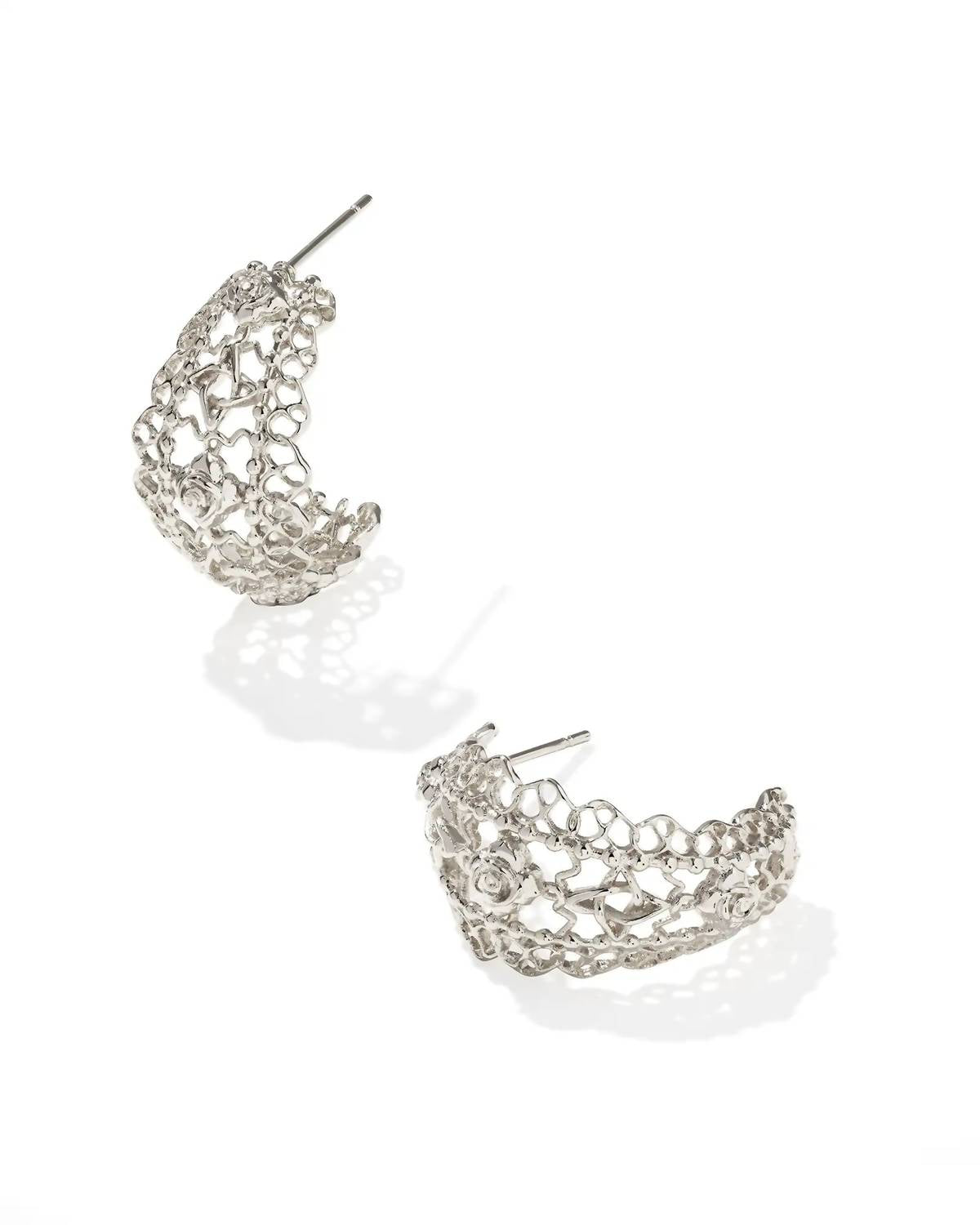 Kendra Scott - Women's Scott Lace Huggie Earrings