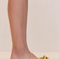 Cult Gaia - Brass Flower Kitten Heel