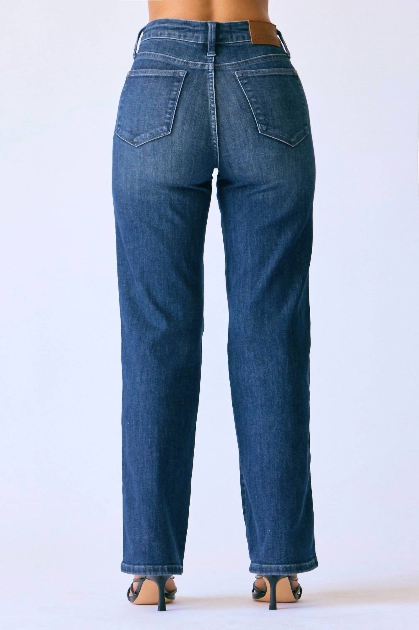 Judy Blue - Straight Tummy Control Jeans - Petite