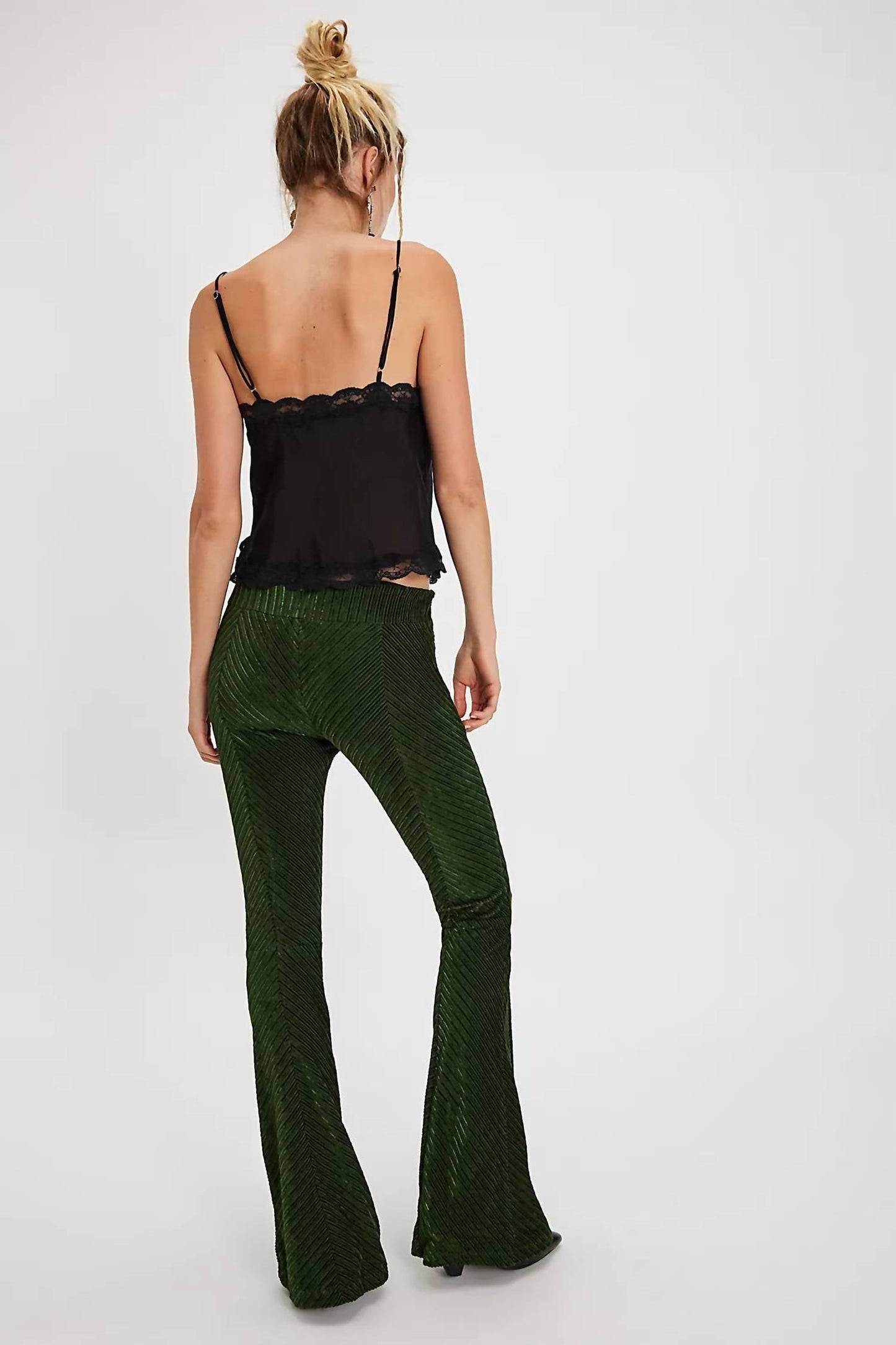 Free People - Penny Pull On Velvet Flare Pant