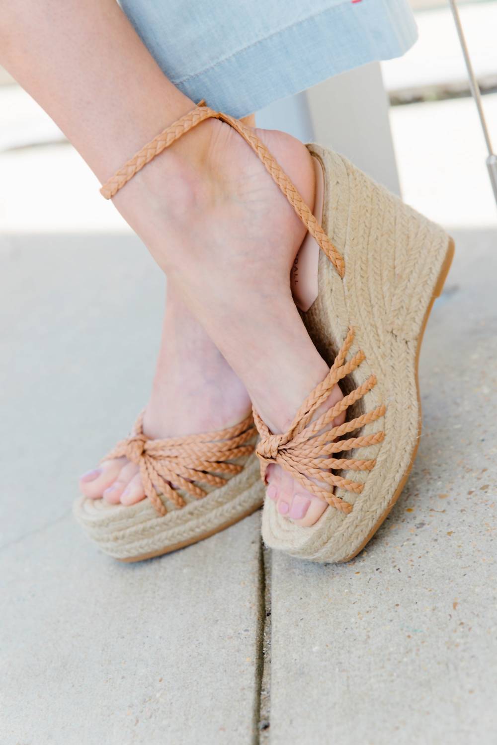 Loeffler Randall - Women's Pamela Mignon Knot Wedge Sandal