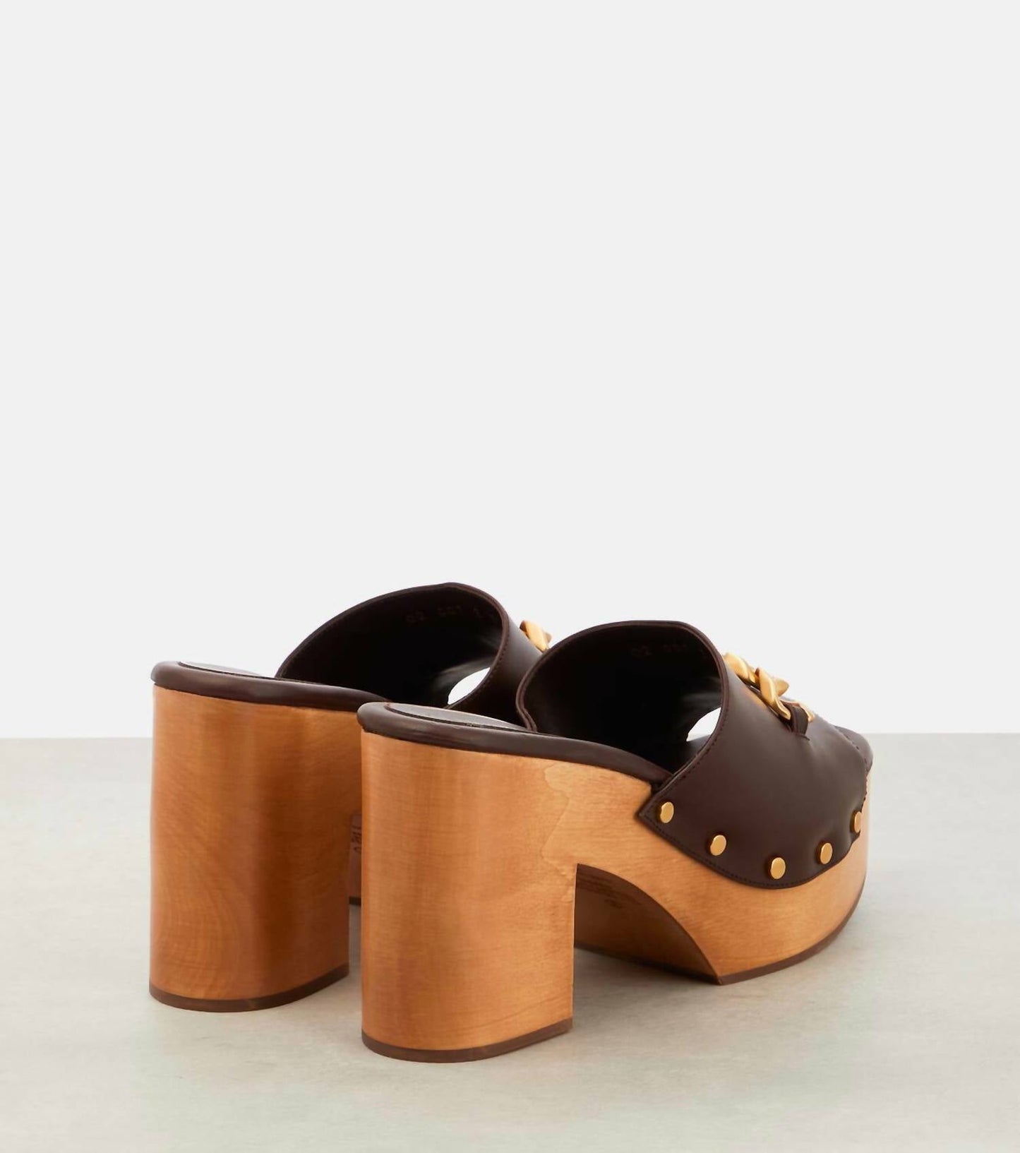 Valentino Garavani - Women's Vlogo Chain Leather Mules