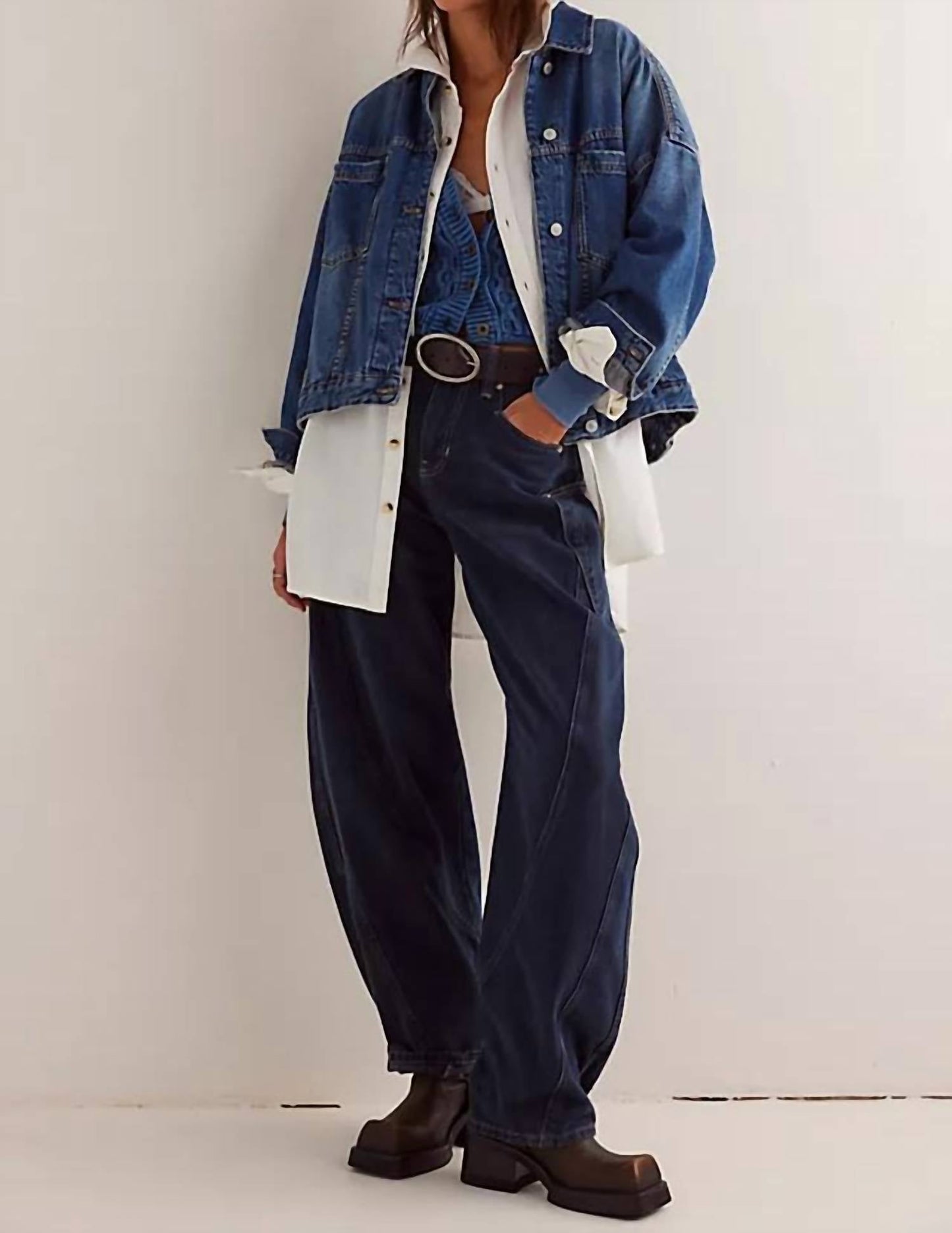 Free People - Opal swing denim jacket
