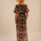 Care Tucker - Beatrice All Over Wild Flower Pattern Kaftan Dress