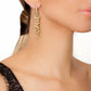Avenue Chic - Women's Citrine Grape Earrings