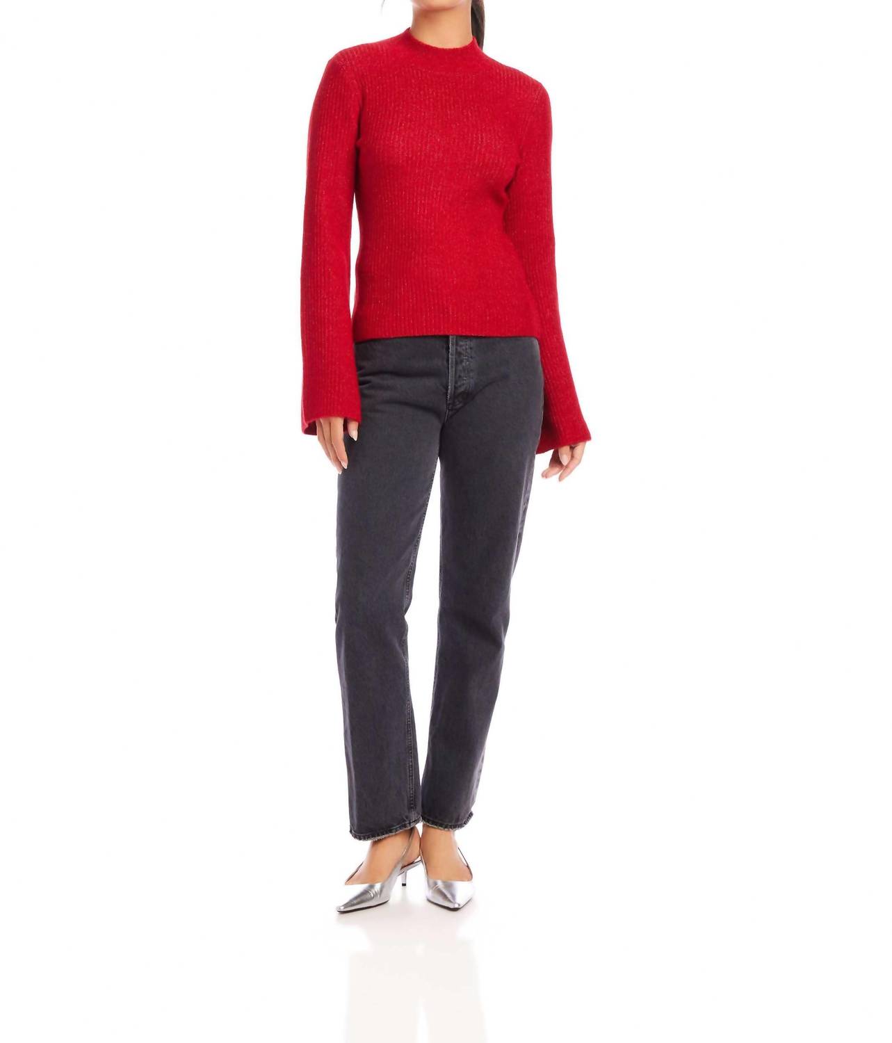 Fifteen Twenty - Brielle Flare Sleeve Sweater Top