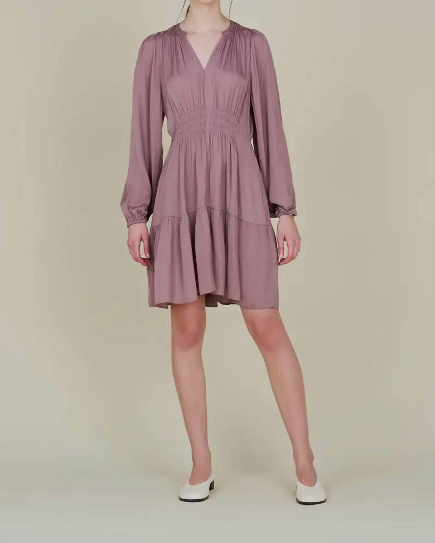 Grade & Gather - Longsleeve Satin Mini