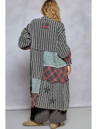 Pol - Long Button Down Jacket