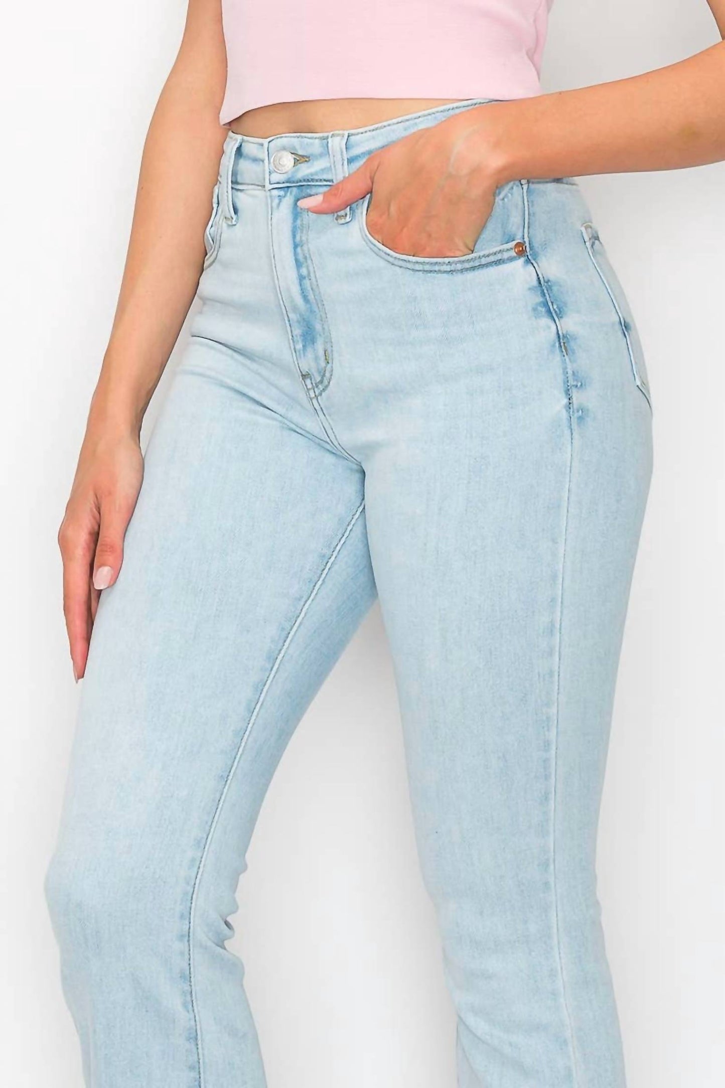 Artemis Vintage - Western High Rise Boot Cut Jeans
