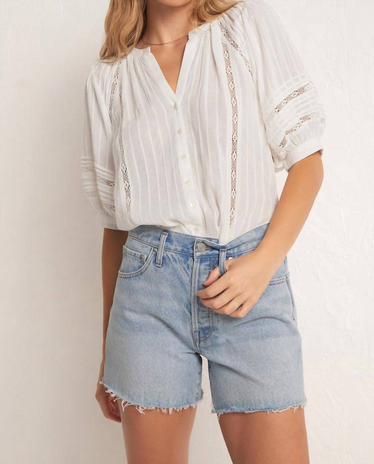 Z Supply - Elliot Lace Inset Top