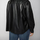 Nic + Zoe - Faux Leather Shirt Jacket - Plus