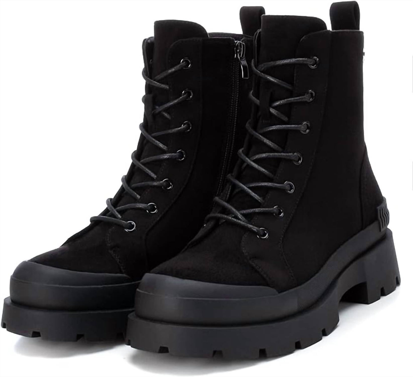 Xti - Women's Suede Lace-Up Booties