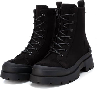 Xti - Women's Suede Lace-Up Booties