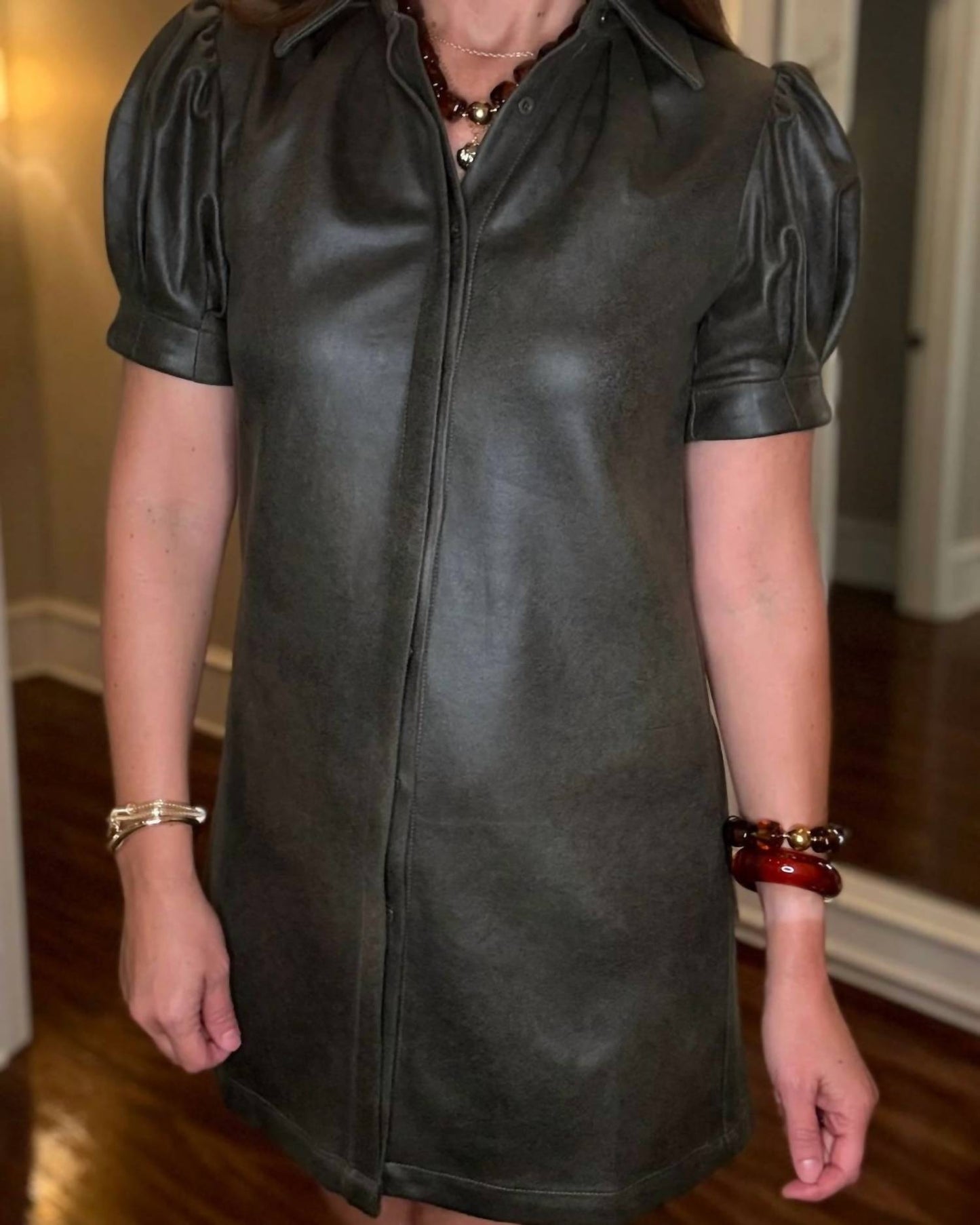 Sincerely Ours - Suede Mini Dress