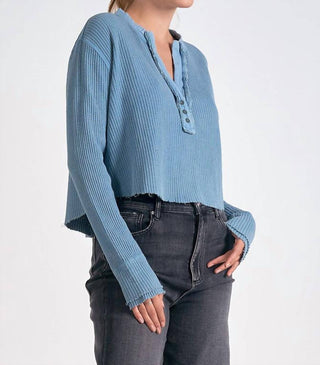 Elan - Long Sleeve V-Neck