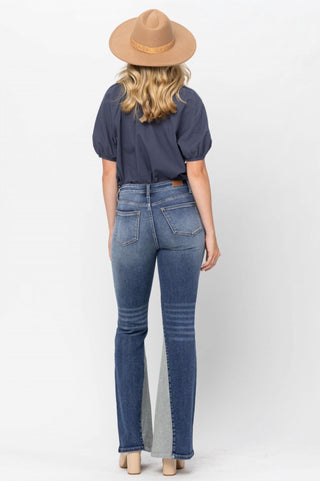 Judy Blue - Women's Inseam Panel Flare Jeans
