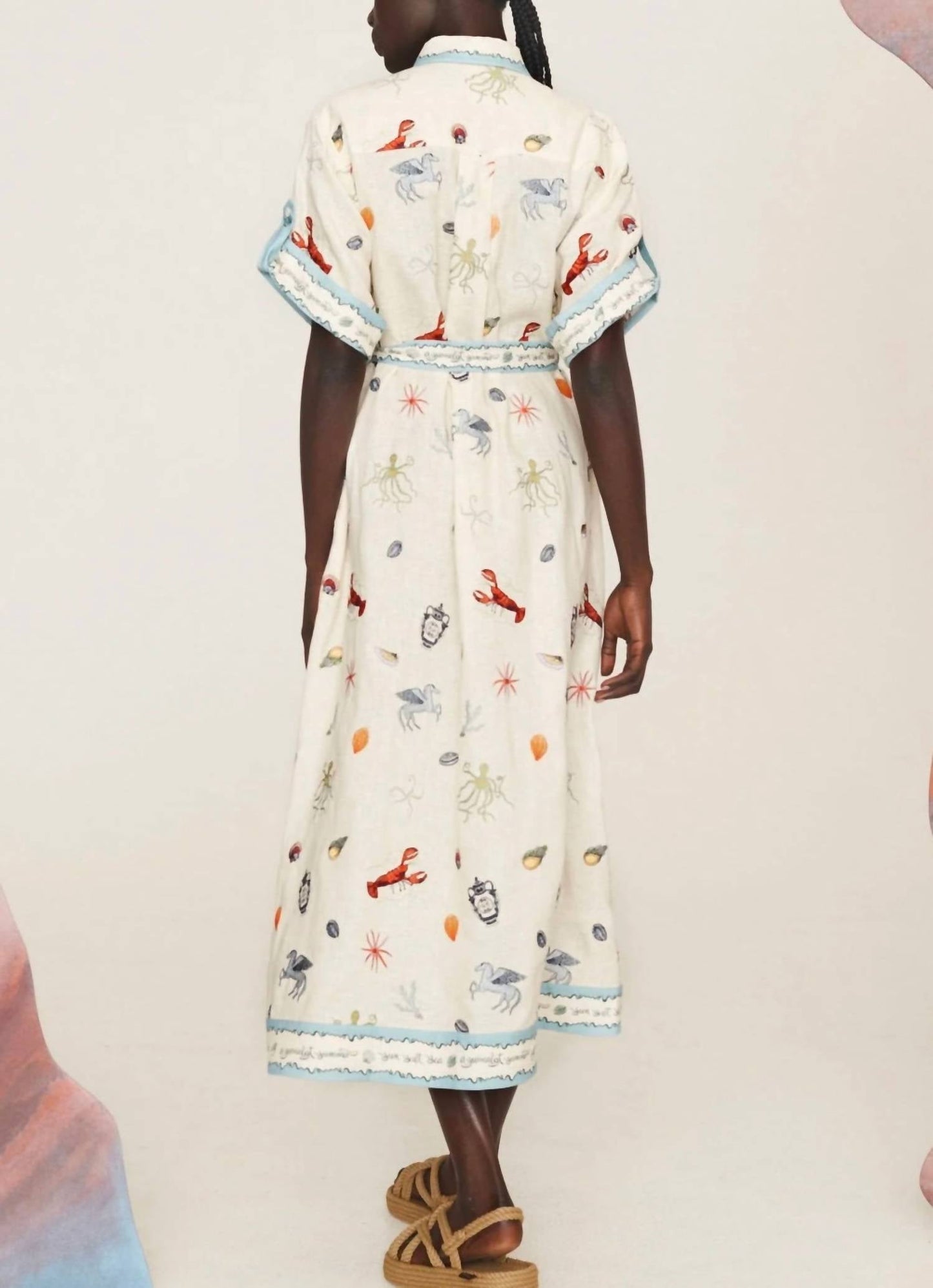 Alemais - Sandy Embroidered Shirt Dress