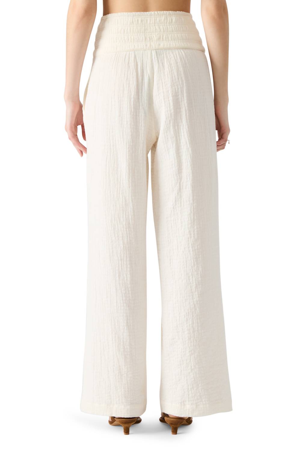 Steve Madden - Pomeline Stretch Cotton Guaze Pants