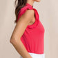 Southern Tide - Dayna Active Ruffle Polo Tank