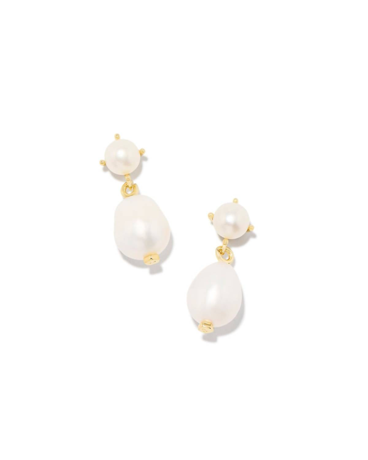 Kendra Scott - Eve White Pearl Drop Earring