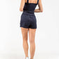 Juicy Couture - Women's Micro Terry Regal Blue Smocked Romper