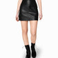 Nicole Miller - Leather Mini Skirt