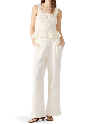 Steve Madden - Pomeline Stretch Cotton Guaze Pants
