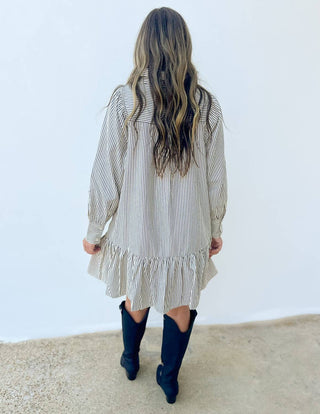 Entro - Don't Hold Back Striped Dress