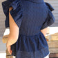 Entro - Women's Nautical Short Sleeve Top