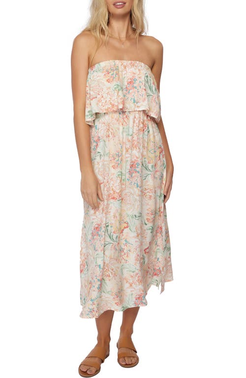 ONeill Koia Strapless Floral Midi Dress - Multi Color