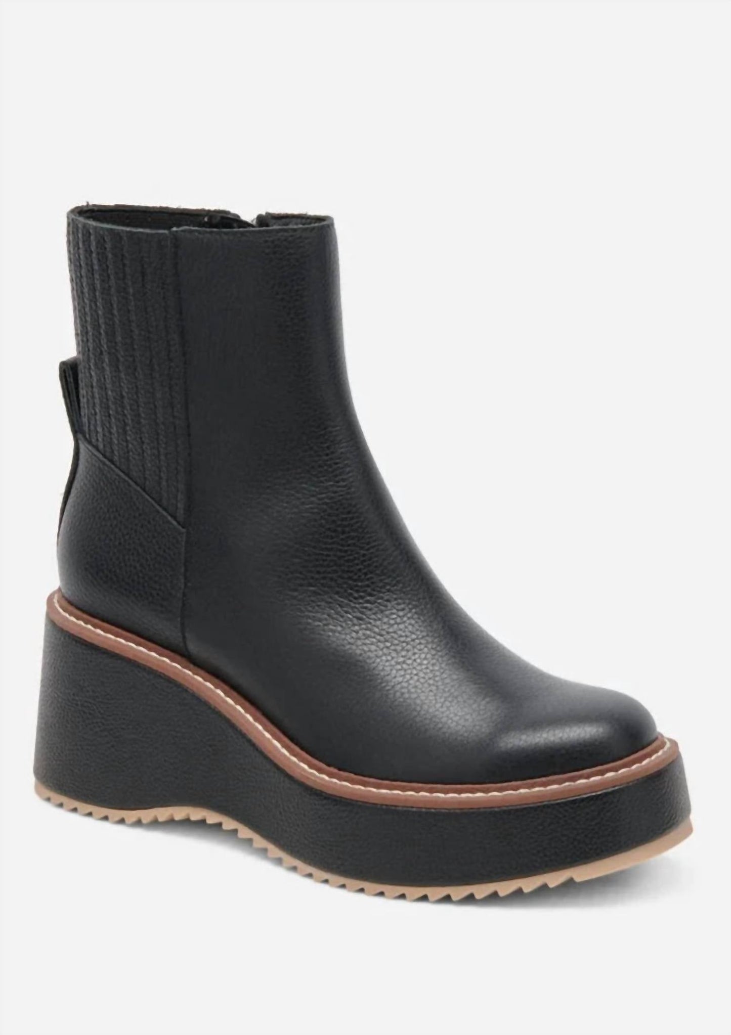 Dolce Vita - Women's Hilde Gore Lug-sole Wedge Booties