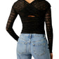 Free People - Hold Me Closer Twisted Lace Top