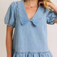 Le Lis - Puff Sleeve Collared Dress