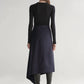 A.L.C. - Gael Melange Twill Midi Skirt