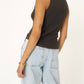 Project Social T - GARNER MIXED SWEATER RIB MOCK NECK TANK