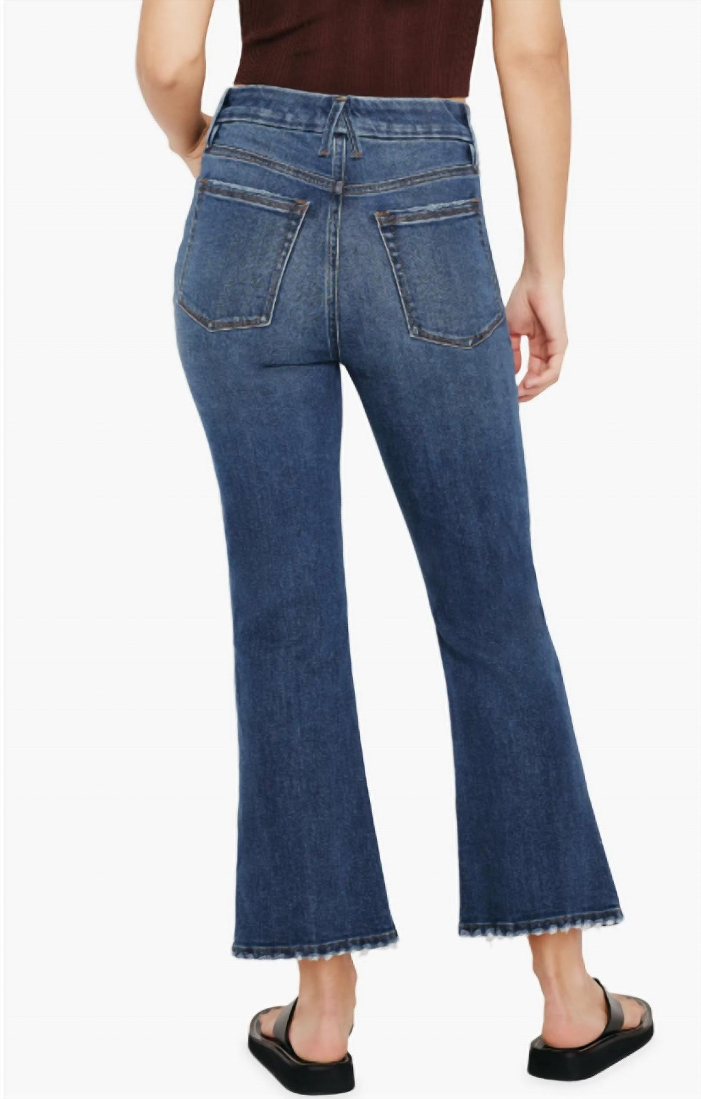 Good American - Good Legs Crop Mini Boot