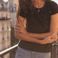 Catherine Gee - Bolt Embroidered T-shirt