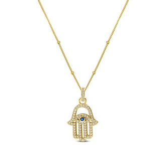 Stia - Women's Hamsa Eye Necklaces