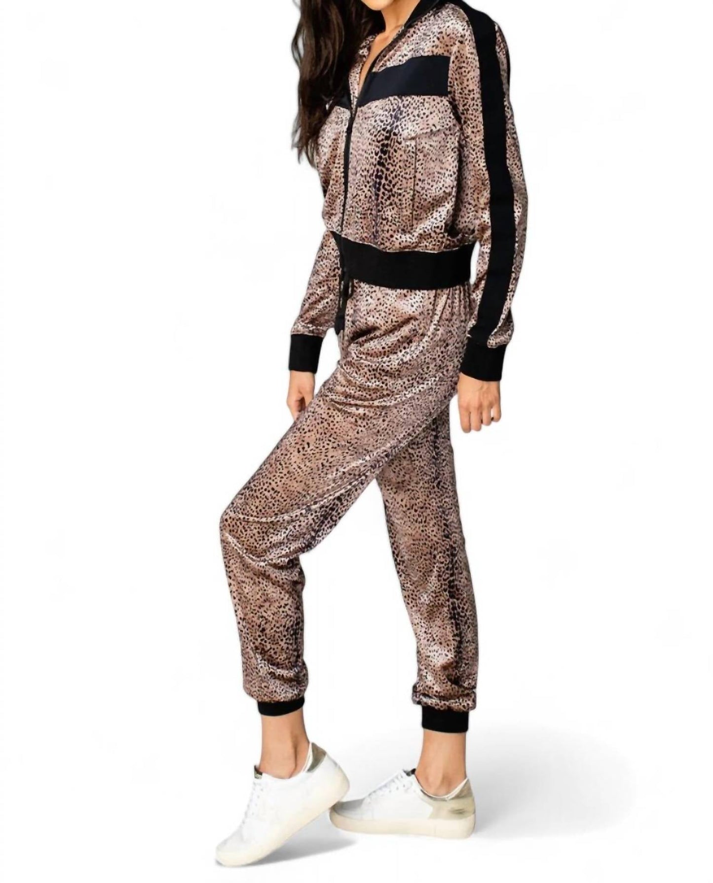 Buddylove - CARMELA VELOUR TRACK JACKET