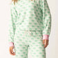 Pj Salvage - Peachy Party Courtside Long Sleeve Top