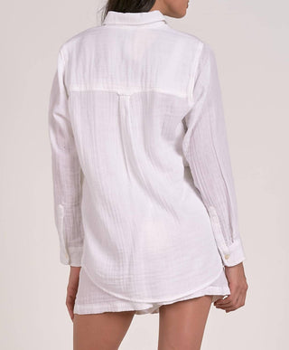 Elan - longsleeve gauze buttondown shirt