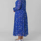 Never Fully Dressed - Blue Running Paisley Bibi Maxi Dress - Plus