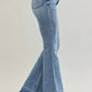Judy Blue - High Waisted Tummy Control With Release Hem Flare Jeans